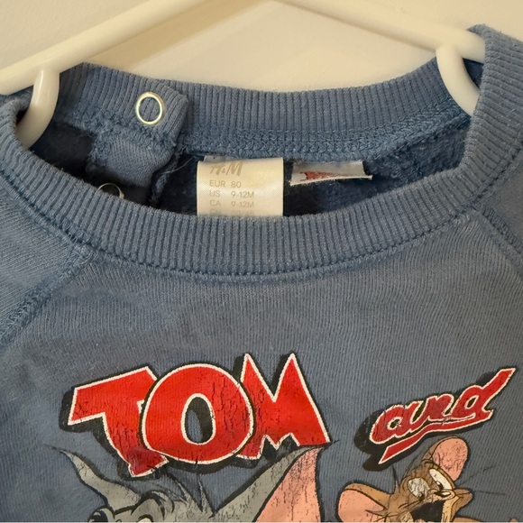 H&M Tom & Jerry graphic sweatshirt size 9-12 months - Picture 3 of 5